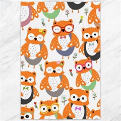 Cute Colorful Owl Cartoon Seamless Pattern Canvas 20  X 30 