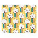 American Golden Ancient Totems Premium Plush Fleece Blanket (Large) 80 x60  Blanket Front