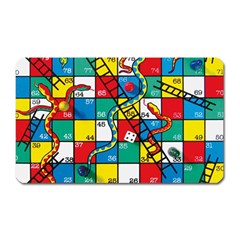 Snakes And Ladders Magnet (rectangular) by Ket1n9