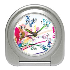 Butterfly Vector Art Travel Alarm Clock