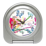 Butterfly Vector Art Travel Alarm Clock Front