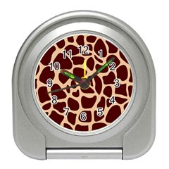 Animal Print Girraf Patterns Travel Alarm Clock