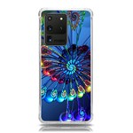 Top Peacock Feathers Samsung Galaxy S20 Ultra 6.9 Inch TPU UV Case Front