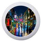 Abstract Vibrant Colour Cityscape Dento Box with Mirror Front