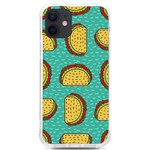 Taco Drawing Background Mexican Fast Food Pattern iPhone 12/12 Pro TPU UV Print Case Front