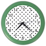 Star Color Wall Clock Front
