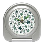 Leaves Nature Bloom Travel Alarm Clock Front