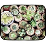 Cactus Nature Plant Desert Fleece Blanket (Mini) 35 x27  Blanket