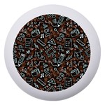 Doodles School Background Art Pattern Dento Box with Mirror Front