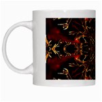 Kaleidoscope Multicoloured White Mug Left