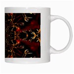 Kaleidoscope Multicoloured White Mug Right