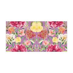 Light Orchid Floral Pattern Stretchy Yoga Running Headbands by CoolDesigns