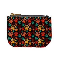 Dog Footprint Colorful Pet Mini Coin Purse