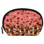 Chocolates Fall Coral Candy Accessory Pouch Front