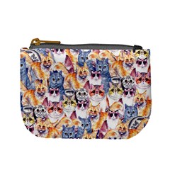 Cute Pet Kitty Cats Colorful Mini Coin Purse by CoolDesigns