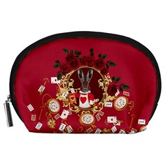 Alice Rabbit Red Accessory Pouch  by CoolDesigns