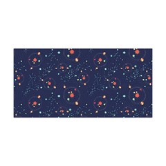 Space Stars Dark Slate Blue Nebula Yoga Headband by CoolDesigns