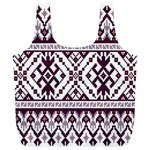 Illustration Ukrainian Folk Seamless Pattern Ornament Full Print Recycle Bag (XL) Front