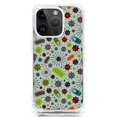Seamless Pattern With Viruses Iphone 14 Pro Tpu Uv Print Case