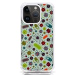 Seamless Pattern With Viruses iPhone 14 Pro TPU UV Print Case Front