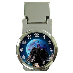 Aesthetic Psychedelic Drawings Art Acid Space Money Clip Watches