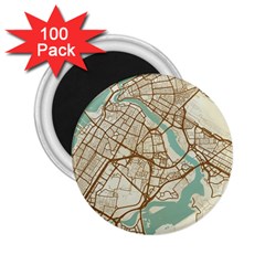 Mapart Dubai Map 2 25  Magnets (100 Pack) 