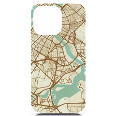 Mapart Dubai Map Iphone 14 Pro Max Black Uv Print Case