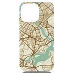 Mapart Dubai Map iPhone 14 Pro Max Black UV Print Case Front