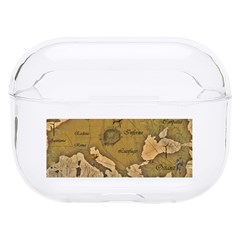 Map Geography Travel Global Hard Pc Airpods Pro Case by Proyonanggan