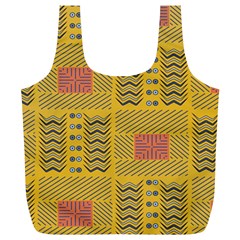 Digital Paper African Tribal Full Print Recycle Bag (xl) by HermanTelo