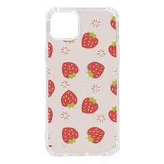 Strawberries Pattern Design Iphone 14 Plus Tpu Uv Print Case