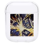 Tardis Doctor Who Pattern Hard PC AirPods 1/2 Case Front