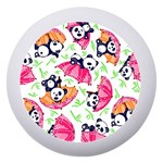 Panda Umbrella Pattern Dento Box with Mirror Front