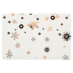 Golden-snowflake Banner And Sign 6  X 4  by saad11