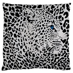 Leopard In Art, Animal, Graphic, Illusion Large Cushion Case (two Sides)