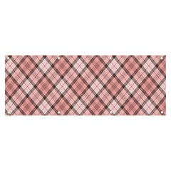 Pink Burberry, Abstract Banner And Sign 8  X 3 