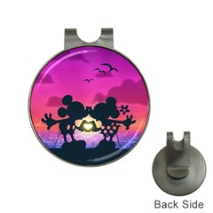Mickey And Minnie, Mouse, Disney, Cartoon, Love Hat Clips With Golf Markers