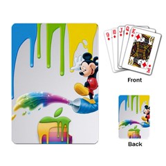 Mickey Mouse, Apple Iphone, Disney, Logo Playing Cards Single Design (rectangle)