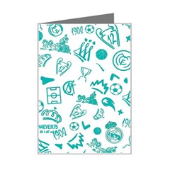 Background, Pattern, Sport Mini Greeting Card