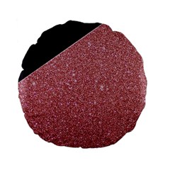 Abstract, Edge Style, Pink, Purple, Standard 15  Premium Flano Round Cushions