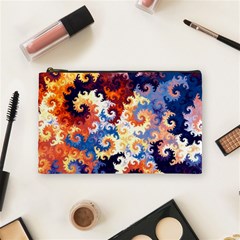 Spirals, Colorful, Pattern, Patterns, Twisted Cosmetic Bag (medium)