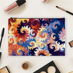 Spirals, Colorful, Pattern, Patterns, Twisted Cosmetic Bag (large)