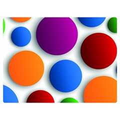 Abstract Dots Colorful Premium Plush Fleece Blanket (extra Small)