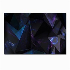 Abstract, Black, Purple, Postcard 4 x 6  (pkg Of 10)