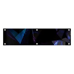 Abstract, Black, Purple, Banner And Sign 4  X 1 
