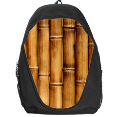 Brown Bamboo Texture  Backpack Bag by nateshop