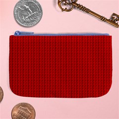 Ed Lego Texture Macro, Red Dots Background, Lego, Red Large Coin Purse