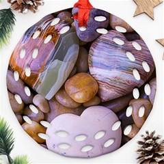 Hearts Of Stone, Full Love, Rock Round Filigree Ornament (two Sides)