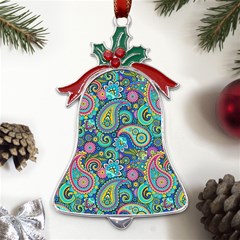 Patterns, Green Background, Texture, Hd Wallpaper Metal Holly Leaf Bell Ornament