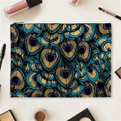 Peacock Feathers, Bird, Spirituality, Symbol, Spiritual, Cosmetic Bag (xl)